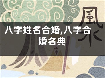 八字姓名合婚,八字合婚名典