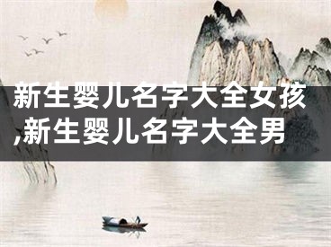 新生婴儿名字大全女孩,新生婴儿名字大全男