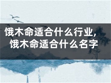 饿木命适合什么行业,饿木命适合什么名字