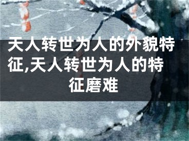 天人转世为人的外貌特征,天人转世为人的特征磨难