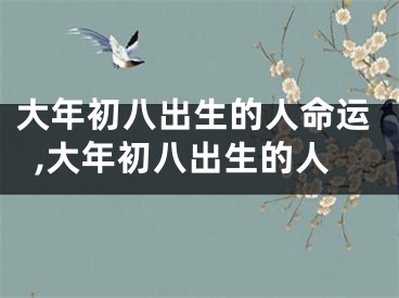 大年初八出生的人命运,大年初八出生的人