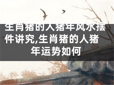 生肖猪的人猪年风水摆件讲究,生肖猪的人猪年运势如何