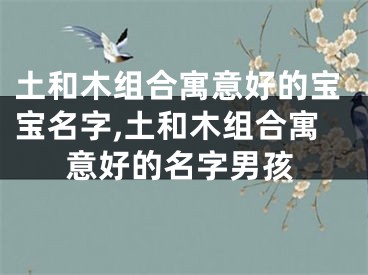 土和木组合寓意好的宝宝名字,土和木组合寓意好的名字男孩