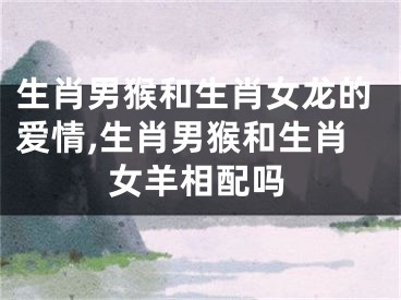 生肖男猴和生肖女龙的爱情,生肖男猴和生肖女羊相配吗