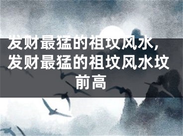 发财最猛的祖坟风水,发财最猛的祖坟风水坟前高