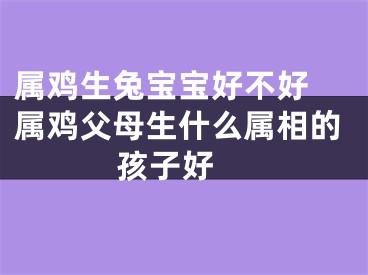 属鸡生兔宝宝好不好 属鸡父母生什么属相的孩子好 