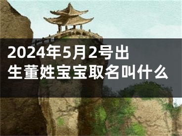 2024年5月2号出生董姓宝宝取名叫什么