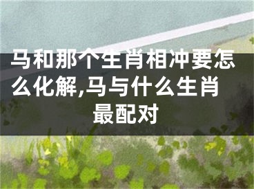 马和那个生肖相冲要怎么化解,马与什么生肖最配对