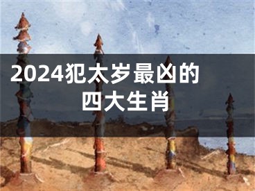 2024犯太岁最凶的四大生肖
