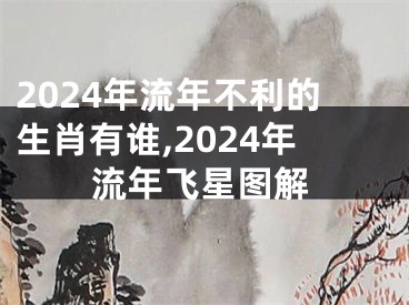 2024年流年不利的生肖有谁,2024年流年飞星图解