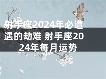 射手座2024年必遭遇的劫难 射手座2024年每月运势