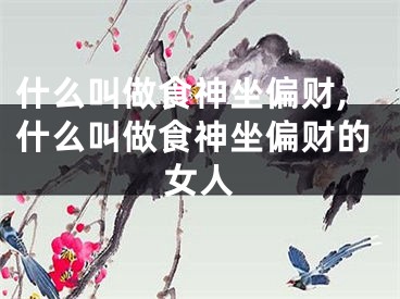什么叫做食神坐偏财,什么叫做食神坐偏财的女人