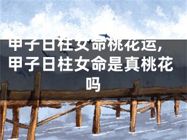 甲子日柱女命桃花运,甲子日柱女命是真桃花吗