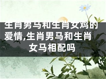 生肖男马和生肖女鸡的爱情,生肖男马和生肖女马相配吗