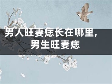 男人旺妻痣长在哪里,男生旺妻痣