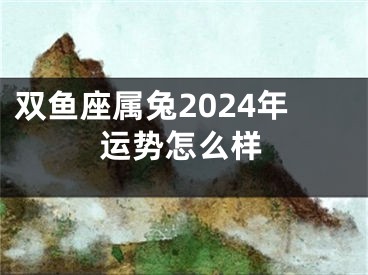双鱼座属兔2024年运势怎么样