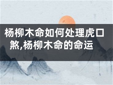 杨柳木命如何处理虎口煞,杨柳木命的命运
