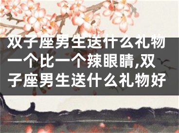 双子座男生送什么礼物一个比一个辣眼睛,双子座男生送什么礼物好