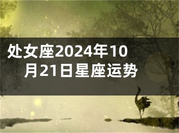 处女座2024年10月21日星座运势