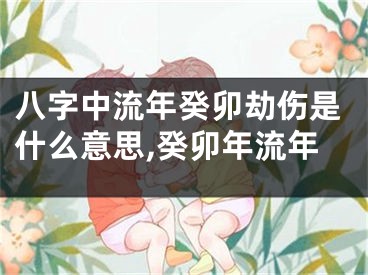八字中流年癸卯劫伤是什么意思,癸卯年流年