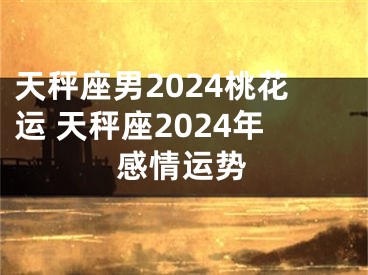 天秤座男2024桃花运 天秤座2024年感情运势