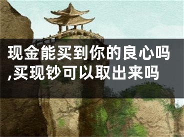 现金能买到你的良心吗,买现钞可以取出来吗