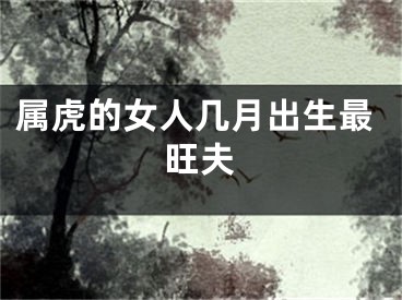 属虎的女人几月出生最旺夫