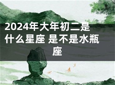 2024年大年初二是什么星座 是不是水瓶座