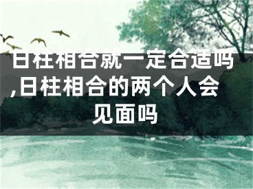 日柱相合就一定合适吗,日柱相合的两个人会见面吗