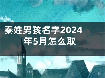 秦姓男孩名字2024年5月怎么取