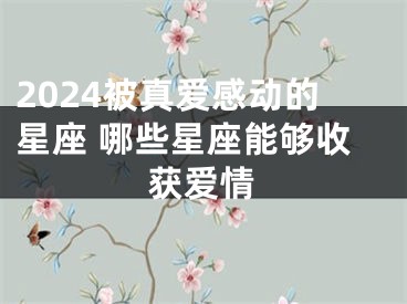 2024被真爱感动的星座 哪些星座能够收获爱情