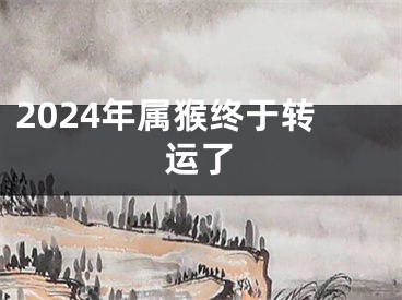 2024年属猴终于转运了