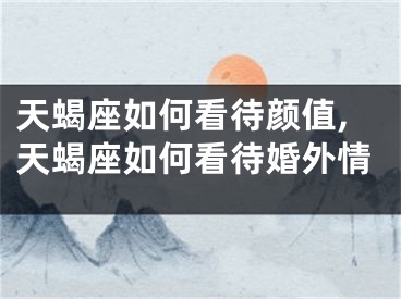 天蝎座如何看待颜值,天蝎座如何看待婚外情