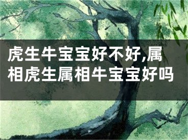 虎生牛宝宝好不好,属相虎生属相牛宝宝好吗