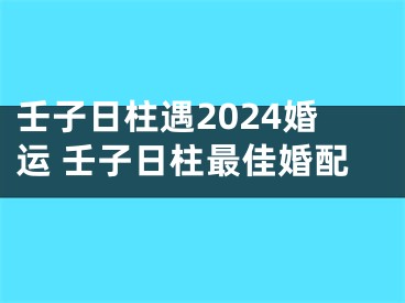 壬子日柱遇2024婚运 壬子日柱最佳婚配