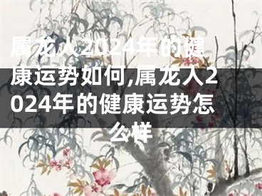 属龙人2024年的健康运势如何,属龙人2024年的健康运势怎么样