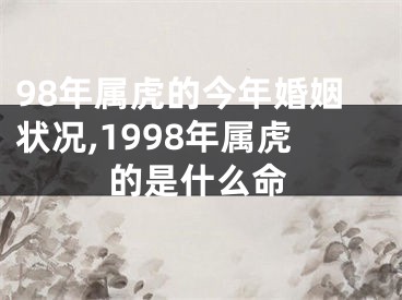98年属虎的今年婚姻状况,1998年属虎的是什么命