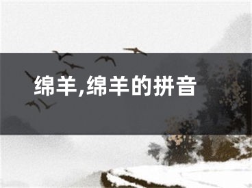 绵羊,绵羊的拼音