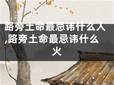 路旁土命最忌讳什么人,路旁土命最忌讳什么火