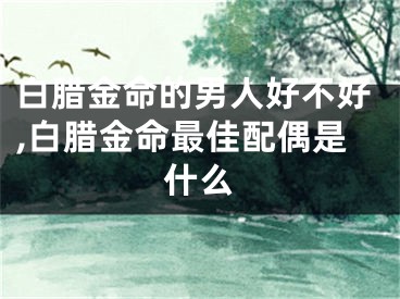白腊金命的男人好不好,白腊金命最佳配偶是什么