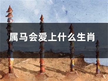属马会爱上什么生肖
