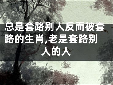 总是套路别人反而被套路的生肖,老是套路别人的人