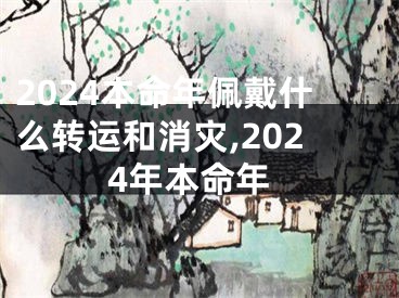 2024本命年佩戴什么转运和消灾,2024年本命年