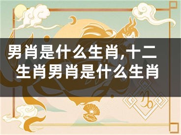男肖是什么生肖,十二生肖男肖是什么生肖