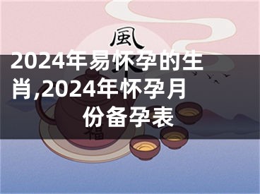 2024年易怀孕的生肖,2024年怀孕月份备孕表