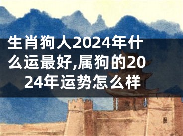 生肖狗人2024年什么运最好,属狗的2024年运势怎么样