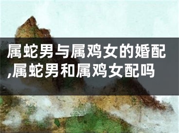 属蛇男与属鸡女的婚配,属蛇男和属鸡女配吗