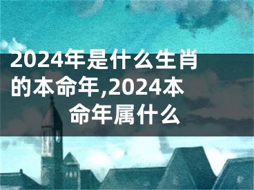 2024年是什么生肖的本命年,2024本命年属什么