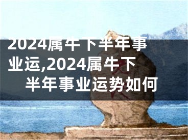 2024属牛下半年事业运,2024属牛下半年事业运势如何