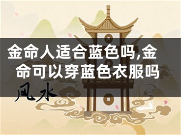 金命人适合蓝色吗,金命可以穿蓝色衣服吗